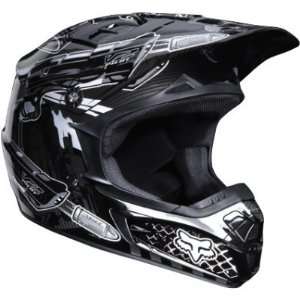 Fox Racing V2 Motor City Helmet Black M: Automotive