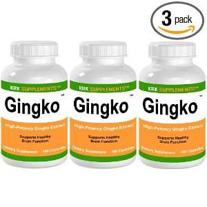 BOTTLES Ginkgo 540 total Capsules Ginko Gingko Biloba Healthy Brain 