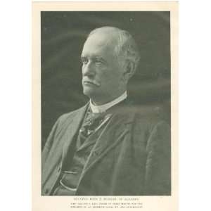  1902 Print John T Morgan Alabama Senator 