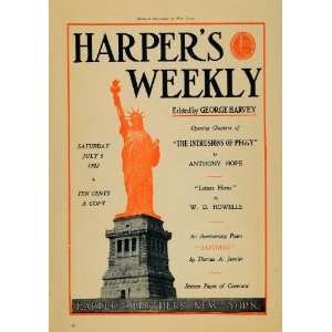   Ad Harpers Weekly George Harvey Thomas Janvier   Original Print Ad