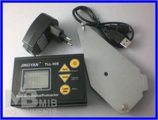 TLL90E Protractor Inclinometer Laser level + BT Adapter  
