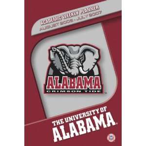 Alabama Crimson Tide 5x8 Academic Weekly Assignment Planner 2006 07