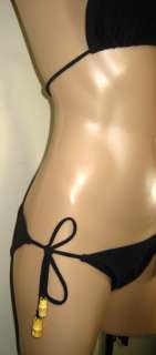 New with the tag Victorias Secret 2 Piece Bamboo Black Bikini. Top 