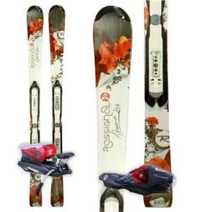  Rossignol Attraxion 3S Skis + Saphir 110 Bindings Womens 
