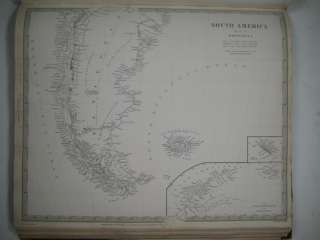 1838 SDUK Map of South America  Patagonia, Falkland Is  