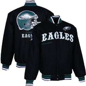  Philly Eagles Jackets : Philadelphia Eagles Black First 