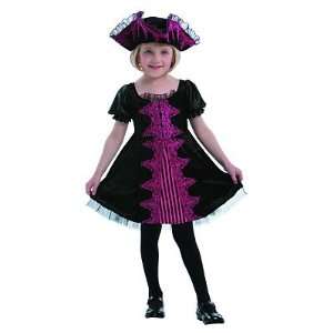  Pink Pirate Dress Up Halloween Costume   Size Girls Large 