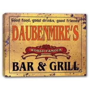  DAUBENMIRES Family Name World Famous Bar & Grill 