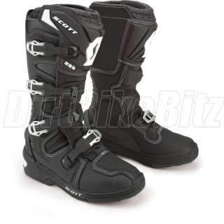 Scott 250 Motocross Boots   Black  