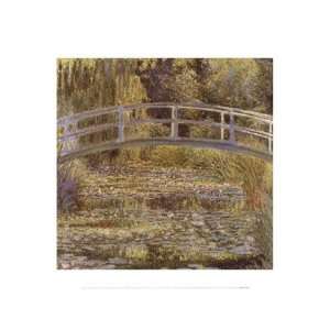  The Water Lily Pond and Bridge by Claude Monet 14x11 