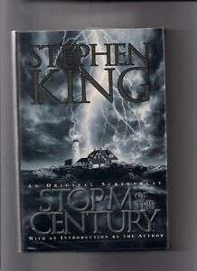 STORM OF THE CENTURY   Stephen King   HC/DJ   1st  