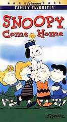 Snoopy, Come Home VHS, 2001, Clamshell  