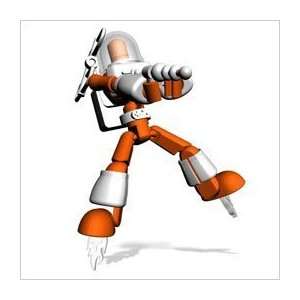  Stikfas Alpha Male Spaceman Orange: Toys & Games