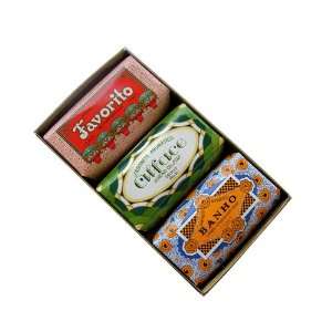    Claus Porto Boxed Soap Set   (Favorito, Alface, Banho) Beauty