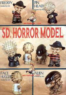 SD Horror Alien Hellraiser Freddy 4 Kit Vinyl Model Kit  