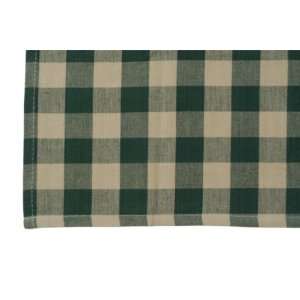  Tea Towel Buffalo Check Green/Teadye (6 Pack): Everything 