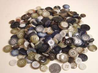ANTIQUE VINTAGE NEW SEWING EARTH TONE BUTTONS CRAFT MIXED BULK LOT OF 