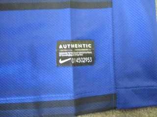   polyester jersey has an embroidered team crest and NIKE brand logo