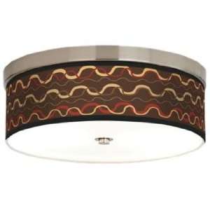  Wave Stitch Giclee Energy Efficient Ceiling Light
