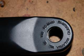 Shimano FC M460 Cranks Hollowtech Square Taper 170mm 9 speed  