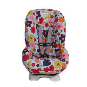  Waterproof Toddler Car Seat Cover   River Blue Flowers 