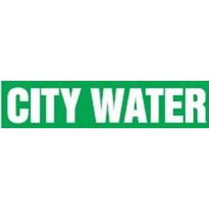  CITY WATER   Cling Tite Pipe Markers   outside diameter 3 