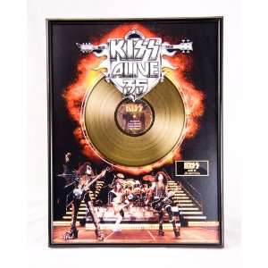  KISS Alive 35 framed gold record 
