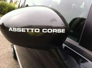 Assetto Corse Sticker Decal set for FIAT ABARTH 500  
