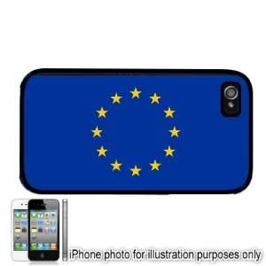  EU European Union Flag Apple iPhone 4 4S Case Cover Black 