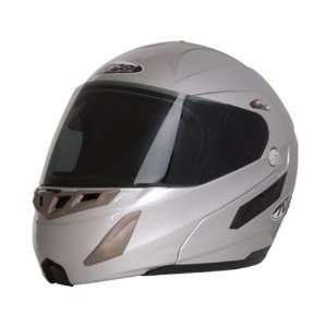  Nitro Modular Silver Full Face Helmet   Size : Small 