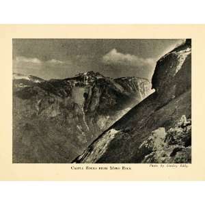 1928 Print Castle Rocks Moro Sequoia National Park Landscape Mountains 