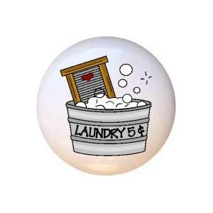  Washtub Washboard Laundry Room Drawer Pull Knob: Home 