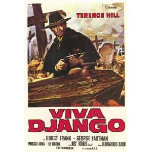 Django Sees Red (1968) 27 x 40 Movie Poster Italian Style B:  