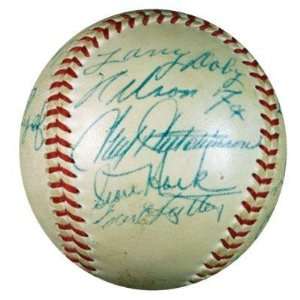   AL NELLIE FOX LARRY DOBY   Autographed Baseballs