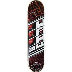  Warco Metallic Deck 7.5 Red Skateboard Decks Sports 