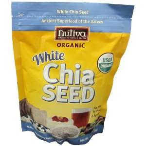 Nutiva Organic White Chia Seeds, 14 Ounce, 2 Count Pouches