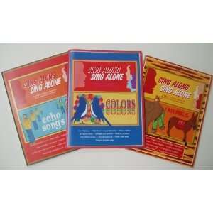     Sing Alone  3 Book Set  Animals, Colors and Echoes: Office Products