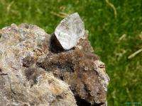 ACE OF DIAMONDS MINE__Large Herkimer Diamond Quartz Crystal on Matrix 