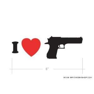  I Love my Desert Eagle   Israel Arms   Sticker   Decal 