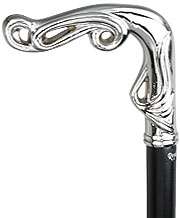CRYSTAL RIDGES 1 CROOK WALKING CANE STICK, CLEAR LUCITE 37.5, up to 