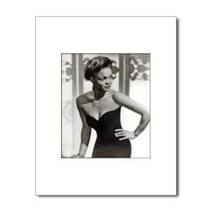  EARTHA KITT Portrait 1953 10x8in Matted Music Print