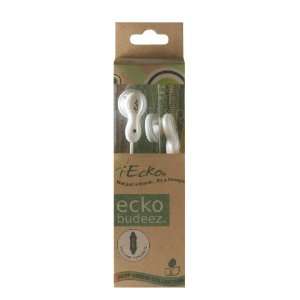  i Ecko White Eco Friendly Ecko Budeez w/ Volume Control 
