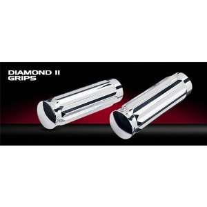   LM 000 48 Diamond II Billet Hand Grips for Harley Davidson: Automotive