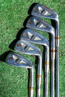 Used Johnny Miller Gold Wilson Golf Club iron set  