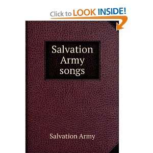 Salvation Army songs: Salvation Army: Books