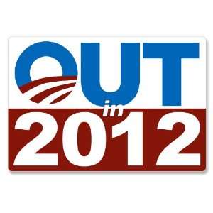 Nobama   Out in 2012 (Anti Obama) Sticker 