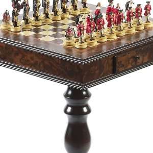  American War of Independence Hand Painted Chessmen 