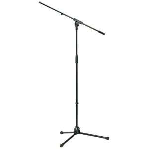  K & M Microphone Stand w/fixed length boom arm Musical 