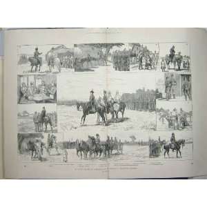  1881 VOLUNTEER SOLDIERS WINDSOR PARK HORSES WAR