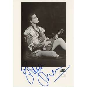  Bruce Sansom The Royal Ballet London Dancer Autographed 